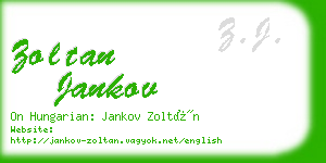 zoltan jankov business card